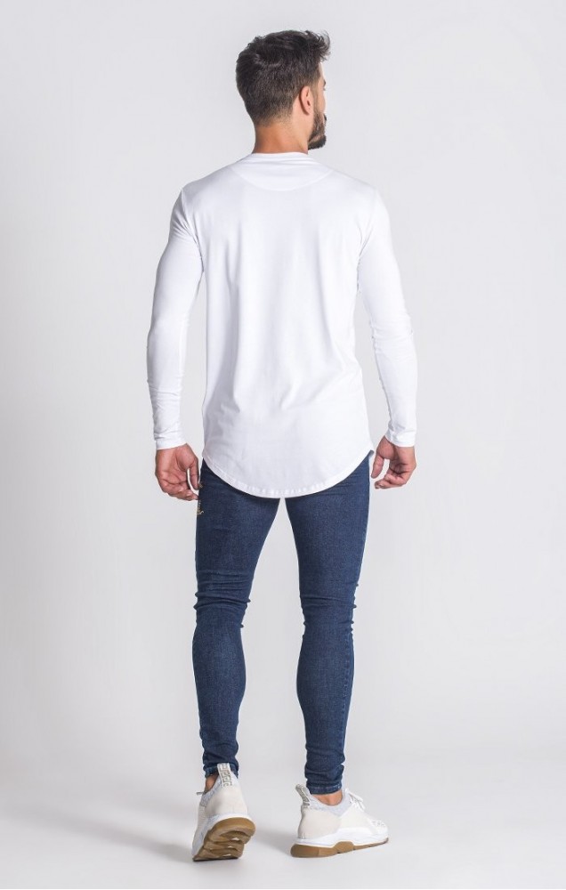 Gianni Kavanagh White Legacy Long Sleeve tee Camiseta Hombre