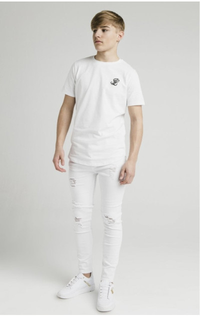 SikSilk Illusive London Curved Hem Tee