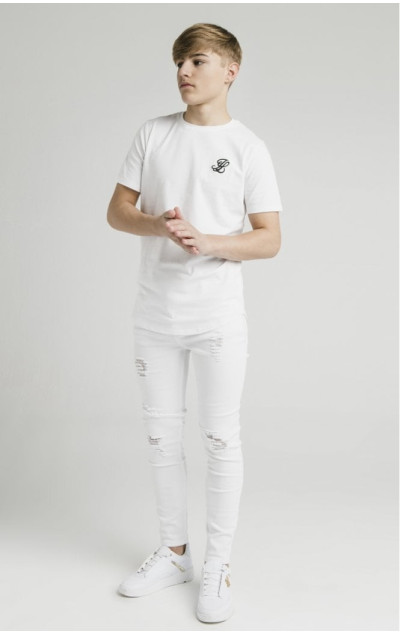SikSilk Illusive London Curved Hem Tee