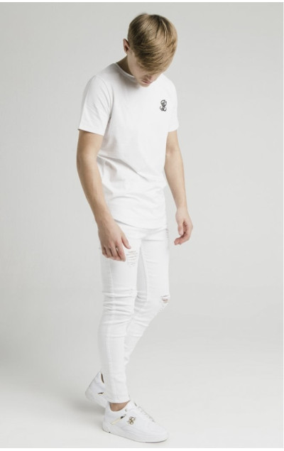SikSilk Illusive London Curved Hem Tee