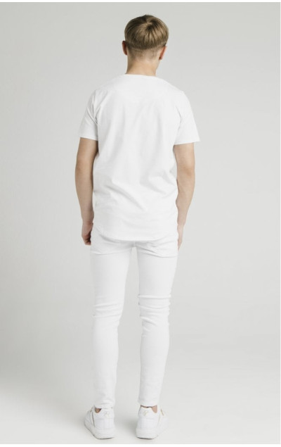 SikSilk Illusive London Curved Hem Tee