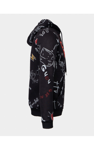 Double Red Fun Trademark Hoodie