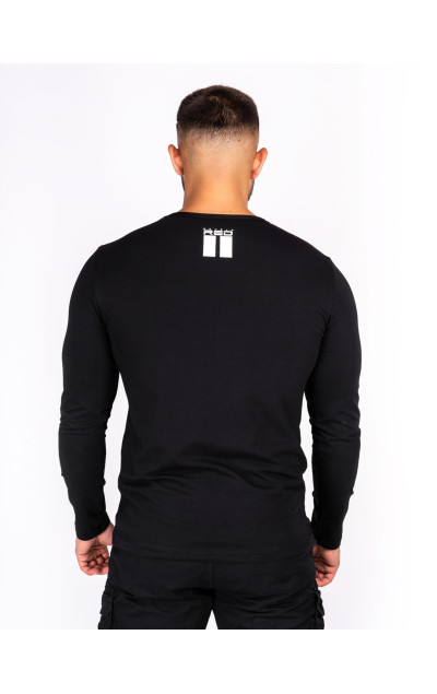 Double Red Męska Czarna Koszulka Neon