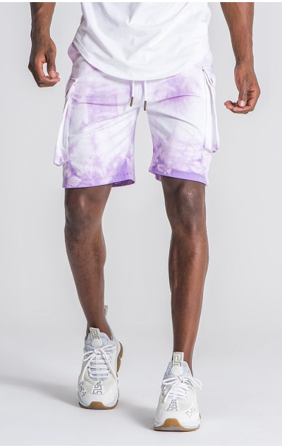 Gianni Kavanagh Męskie Wielokolorowe Szorty Lavender Freedom Cargo