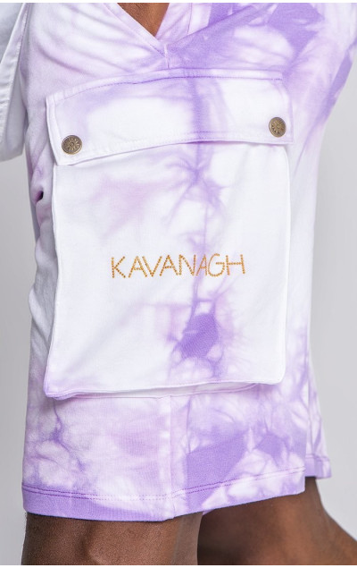 Gianni Kavanagh Męskie Wielokolorowe Szorty Lavender Freedom Cargo