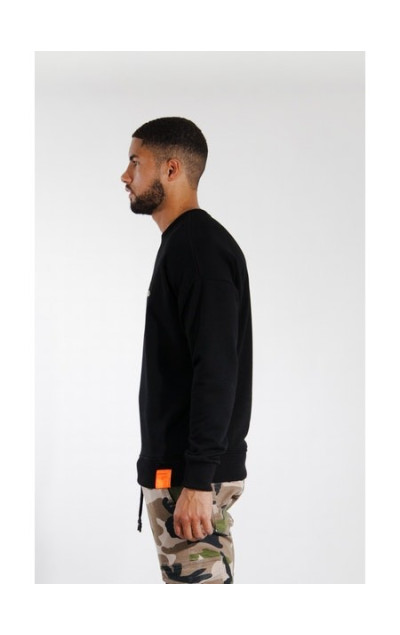 Sixth June Męska Czarna Bluza Front Signature Sweatshirt