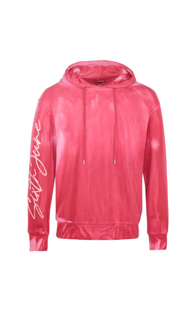 Sixth June Washed Hoodie Red