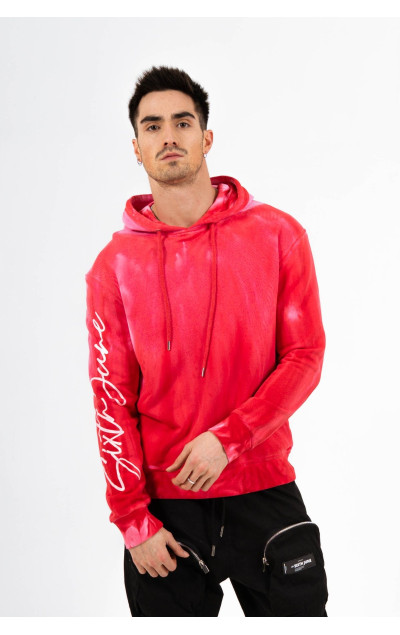Sixth June Washed Hoodie Red