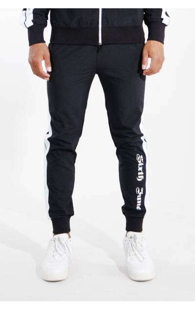 Sixth June Męskie Czarne Spodnie Dresowe Bands Gothic Joggers