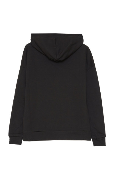 Sixth June Damska Czarna Bluza Basic Logo 