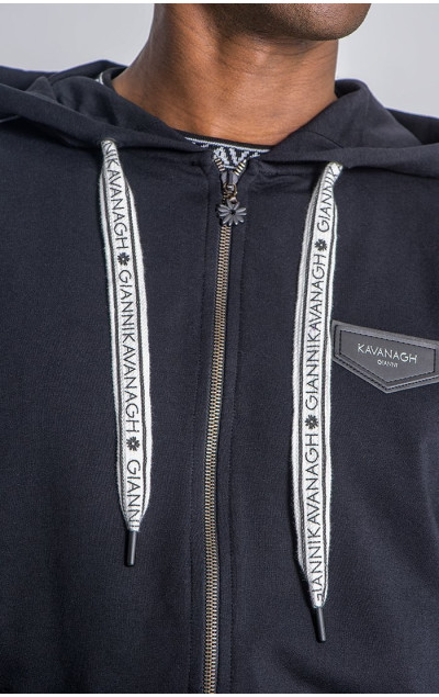 Gianni Kavanagh Męska Czarna Bluza ID Jacket