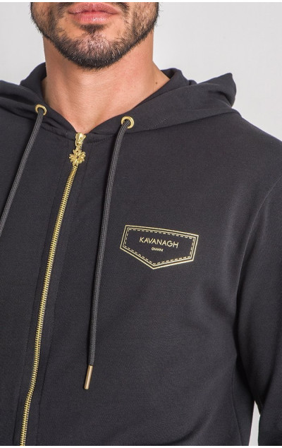 Gianni Kavanagh Męska Czarna Bluza Core Jacket