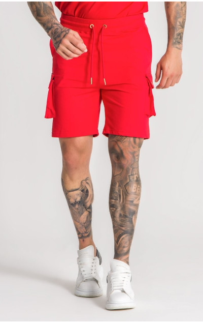 Gianni Kavanagh Męskie Czerwone Szorty Core 