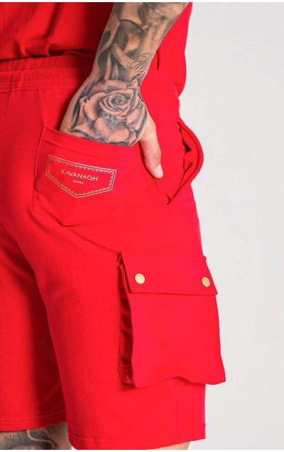 Gianni Kavanagh Red Core Shorts