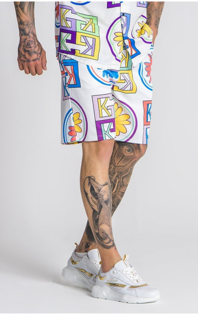 Gianni Kavanagh Multicolor GK Tiles Shorts
