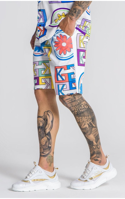Gianni Kavanagh Multicolor GK Tiles Shorts