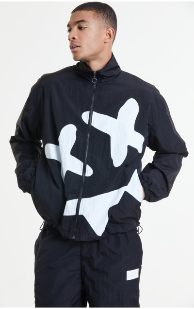Sik Silk X Steve Aoki Loose Fit Funnel Zip Through