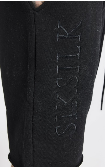 Sik Silk X Steve Aoki Męskie Czarne Szorty Loop