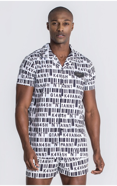 Gianni Kavanagh Barcode Hawaiian Shirt