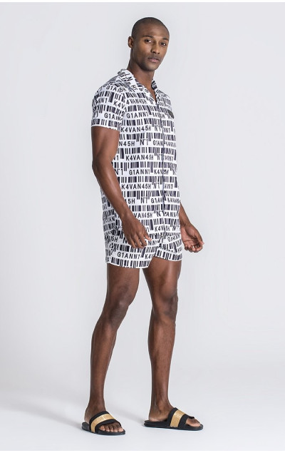 Gianni Kavanagh Barcode Hawaiian Shirt