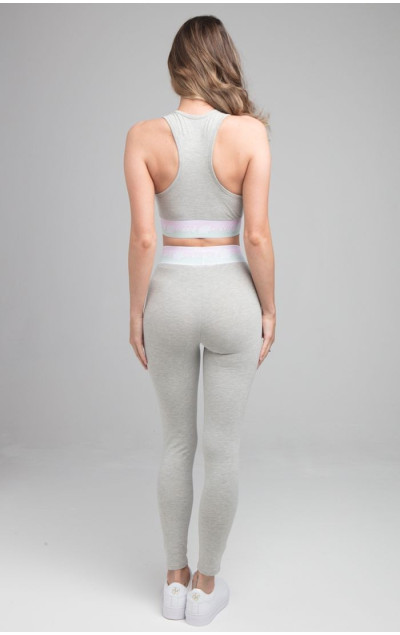 Sik Silk Aurora Fade Bralette Grey Marl