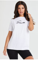 Sik Silk Essential Boyfriend Tee White