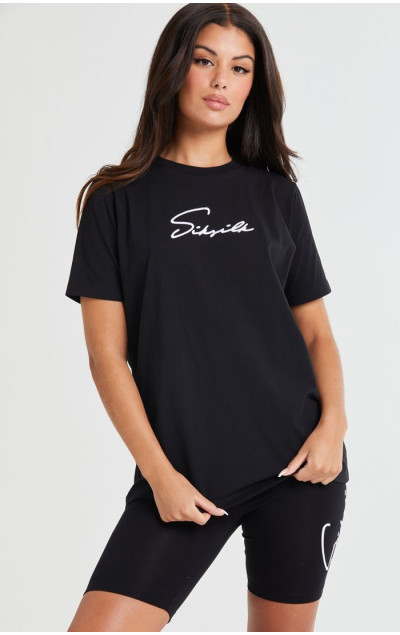 Sik Silk Essential Boyfriend Tee Black