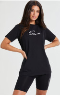 Sik Silk Essential Boyfriend Tee Black