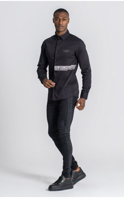 Gianni Kavanagh Black Yin Yang Shirt