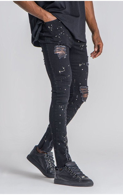 Gianni Kavanagh Bleach Splatter Jeans