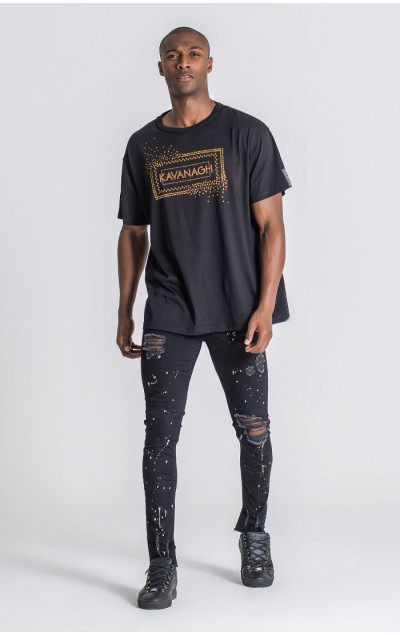 Gianni Kavanagh Bleach Splatter Jeans