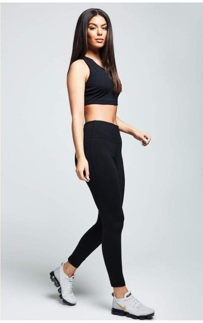 Sik Silk Gym Bralette Black