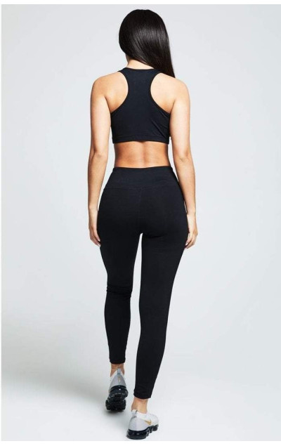 Sik Silk Gym Bralette Black