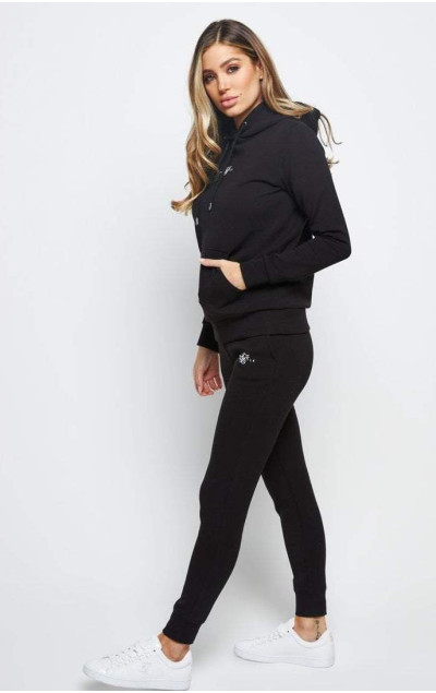 Sik Silk Damska Czarna Bluza Core Overhead