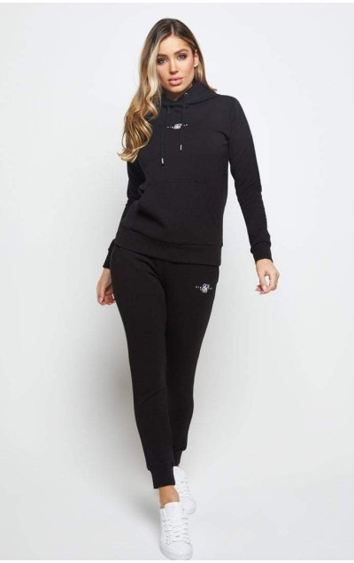 Sik Silk Damska Czarna Bluza Core Overhead