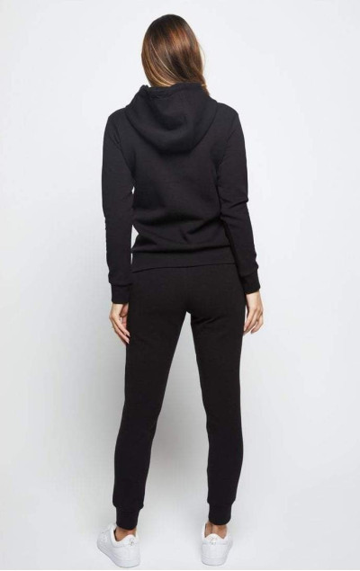 Sik Silk Damska Czarna Bluza Core Overhead