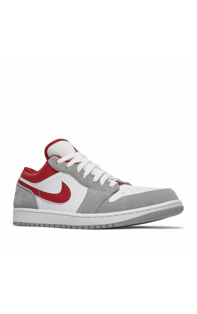 Air Jordan 1 Low Light Smoke Grey Gym Red