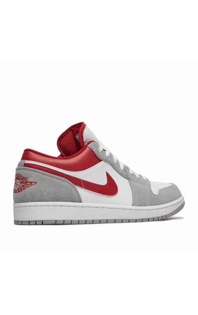 Air Jordan 1 Low Light Smoke Grey Gym Red