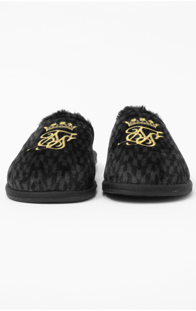 Messi x Sik Silk Slippers Black