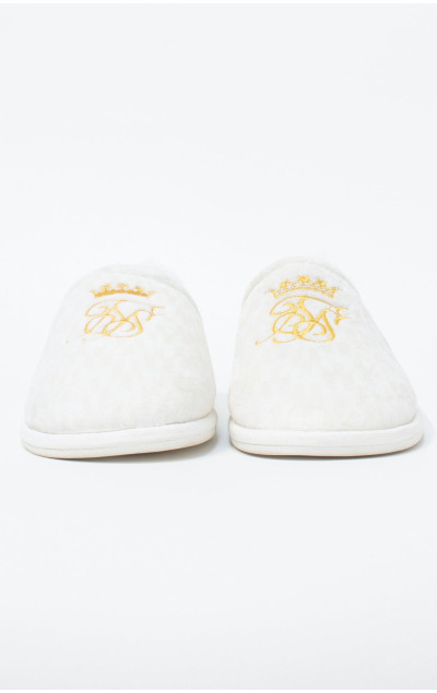 Messi x Sik Silk Slippers White