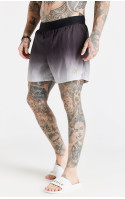 Sik Silk Infinite Fade Swim Shorts Black, White & Gold