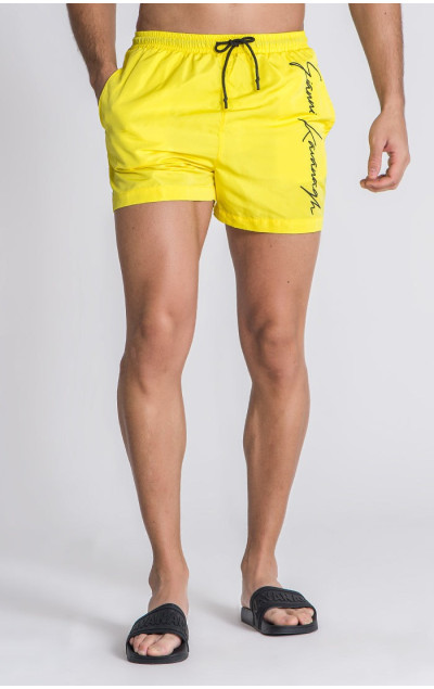 Gianni Kavanagh Męskie Żółte Kąpielówki L.A.