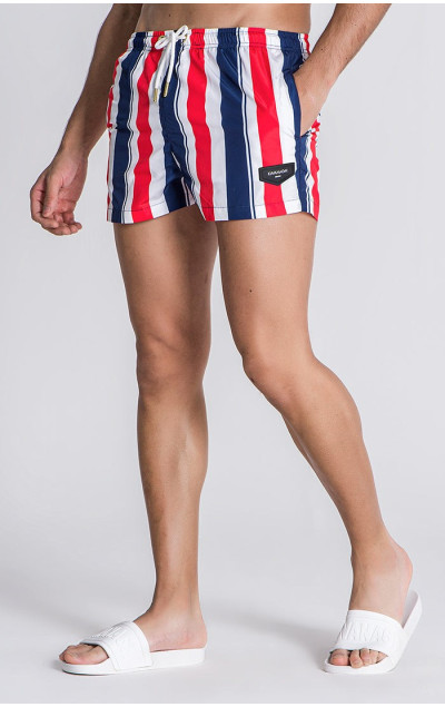 Gianni Kavanagh Męskie Wielokolorowe Kąpielówki California Navy