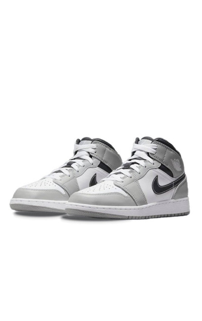 Air Jordan 1 Mid Light Smoke Grey Anthracite (GS)