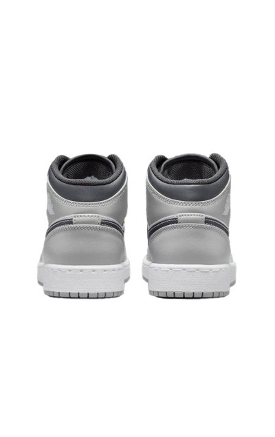 Air Jordan 1 Mid Light Smoke Grey Anthracite (GS)