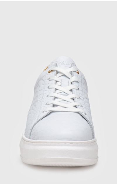 Gianni Kavanagh White Gold Upscale Sneakers