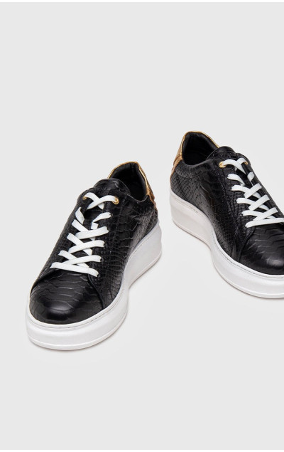 Gianni Kavanagh Black Gold Upscale Sneakers