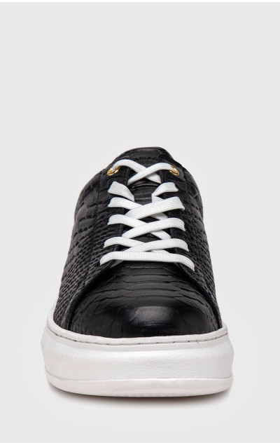 Gianni Kavanagh Black Gold Upscale Sneakers