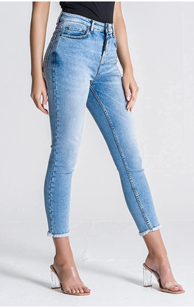 Gianni Kavanagh Dámske Svetlo Modré Core Skinny Jeansy