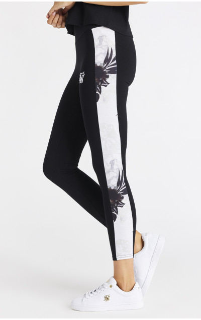 Sik Silk Dámské Černé Legíny Retro Fire